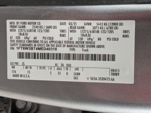 Used 2021 Ford F350 XL w/ STX Appearance Package AWD/4WD image 29