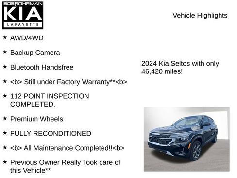 Used 2024 Kia Seltos LX AWD/4WD image 7