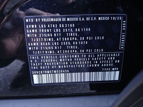 New 2026 Volkswagen Tiguan S image 28