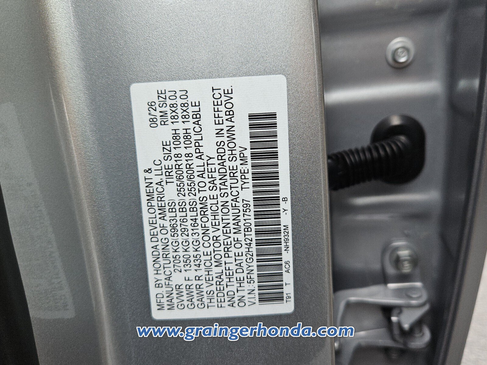 New 2026 Honda Pilot EX-L image 13