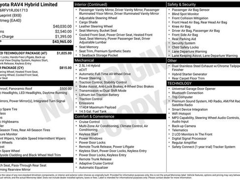 Used 2024 Toyota RAV4 Limited w/ Advanced Technology Package AWD/4WD image 32