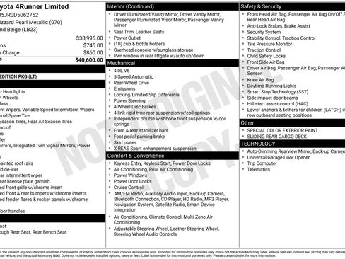 Used 2013 Toyota 4Runner Limited RWD image 24