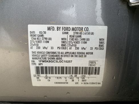 Used 2020 Ford Explorer ST w/ ST Street Pack AWD/4WD image 36