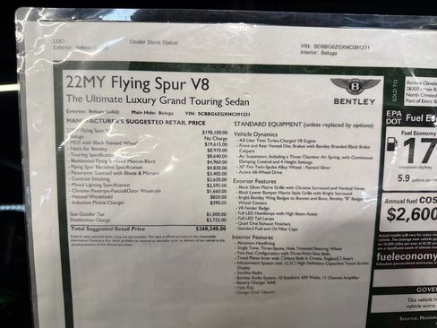 Used 2022 Bentley Flying Spur V8 image 33