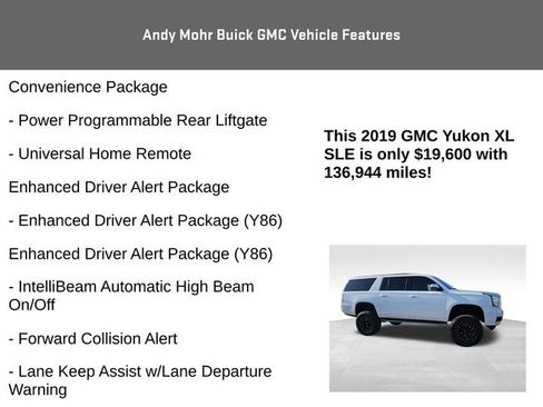 Used 2019 GMC Yukon XL SLE image 8
