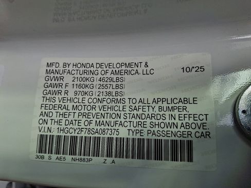 New 2025 Honda Accord Sport image 10