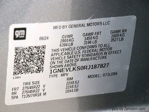 Certified 2024 Chevrolet Traverse RS w/ LPO, Floor Liner Package image 37