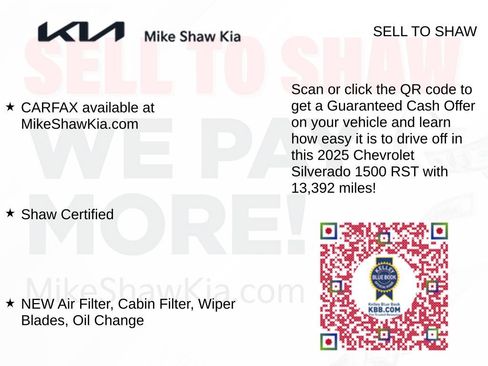 Used 2025 Chevrolet Silverado 1500 RST w/ All Star Edition Plus AWD/4WD image 13