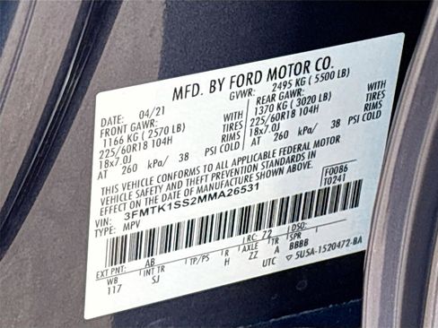 Used 2021 Ford Mustang Mach-E Select w/ Comfort/Technology Package AWD/4WD image 32