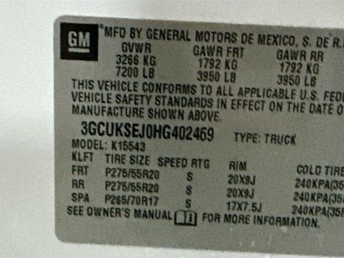 Used 2017 Chevrolet Silverado 1500 LTZ w/ Sport Package image 34