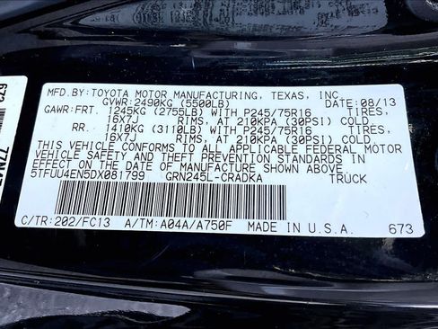 Used 2013 Toyota Tacoma 4x4 Access Cab V6 w/ SR5 Pkg image 33