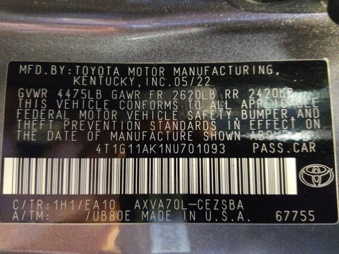 Used 2022 Toyota Camry SE image 33