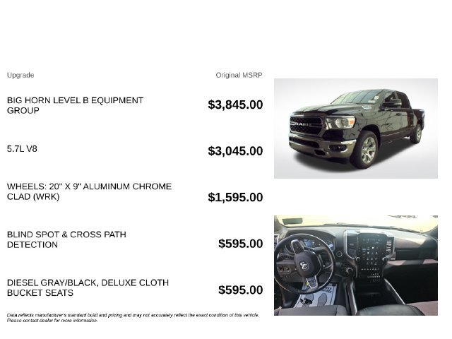 Used 2023 RAM 1500 Big Horn AWD/4WD image 3