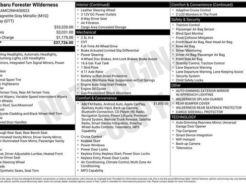 Used 2022 Subaru Forester Wilderness image 4