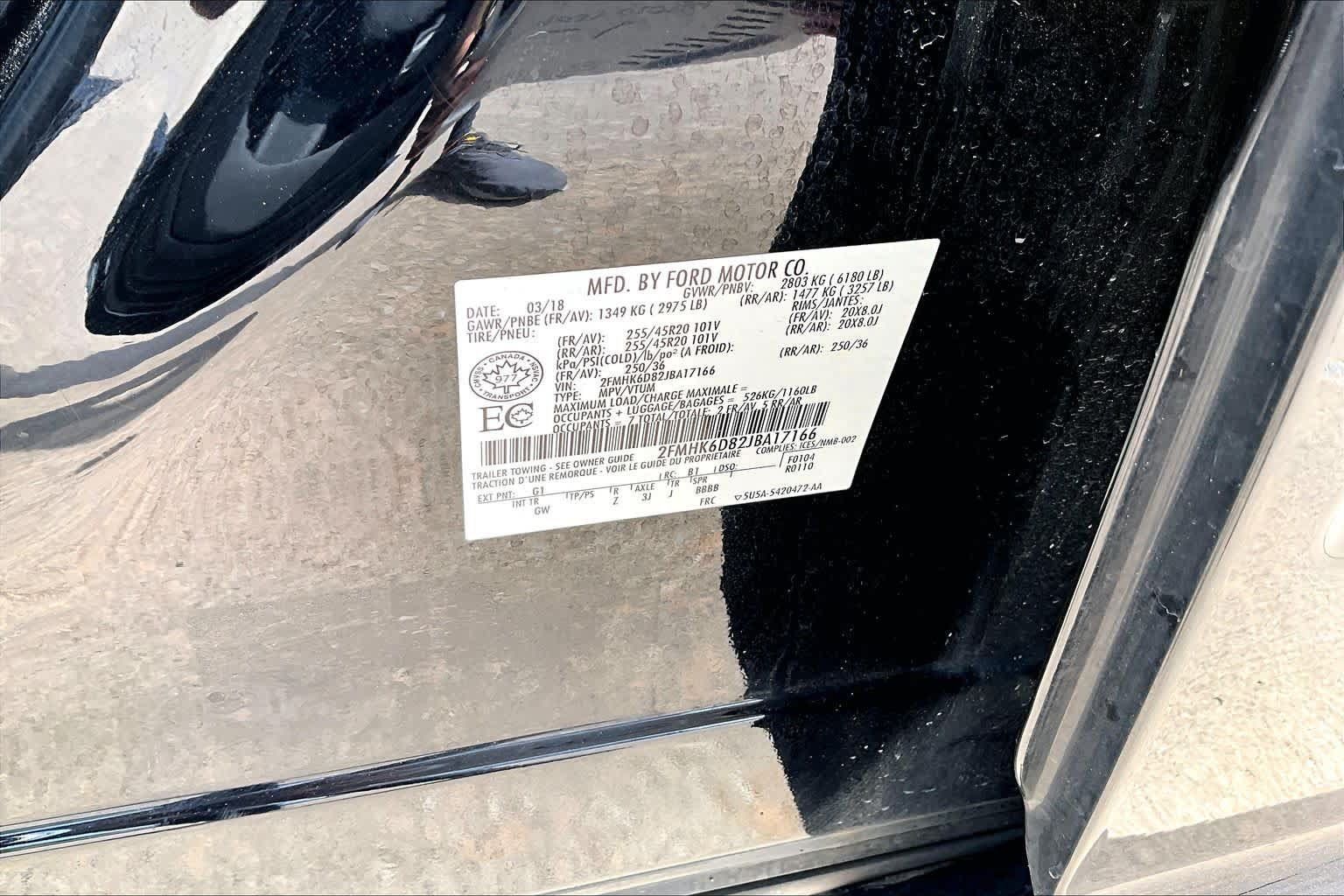 Used 2018 Ford Flex Limited w/ Limited Appearance Package AWD/4WD image 35