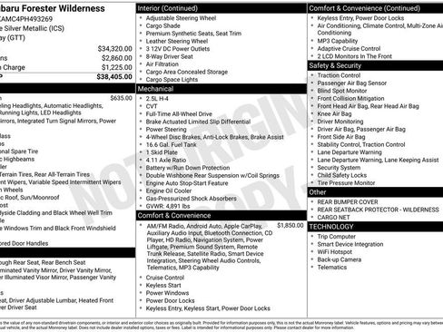 Used 2023 Subaru Forester Wilderness image 3