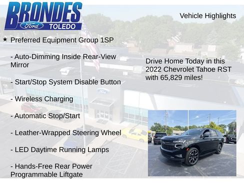 Used 2022 Chevrolet Tahoe RST w/ Luxury Package AWD/4WD image 12