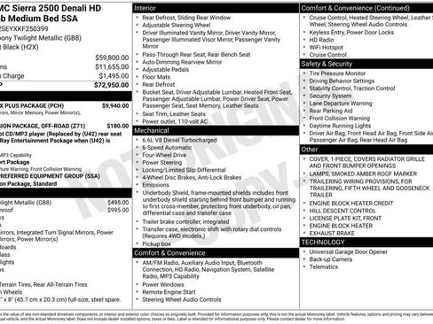 Used 2019 GMC Sierra 2500 Denali w/ Duramax Plus Package image 3