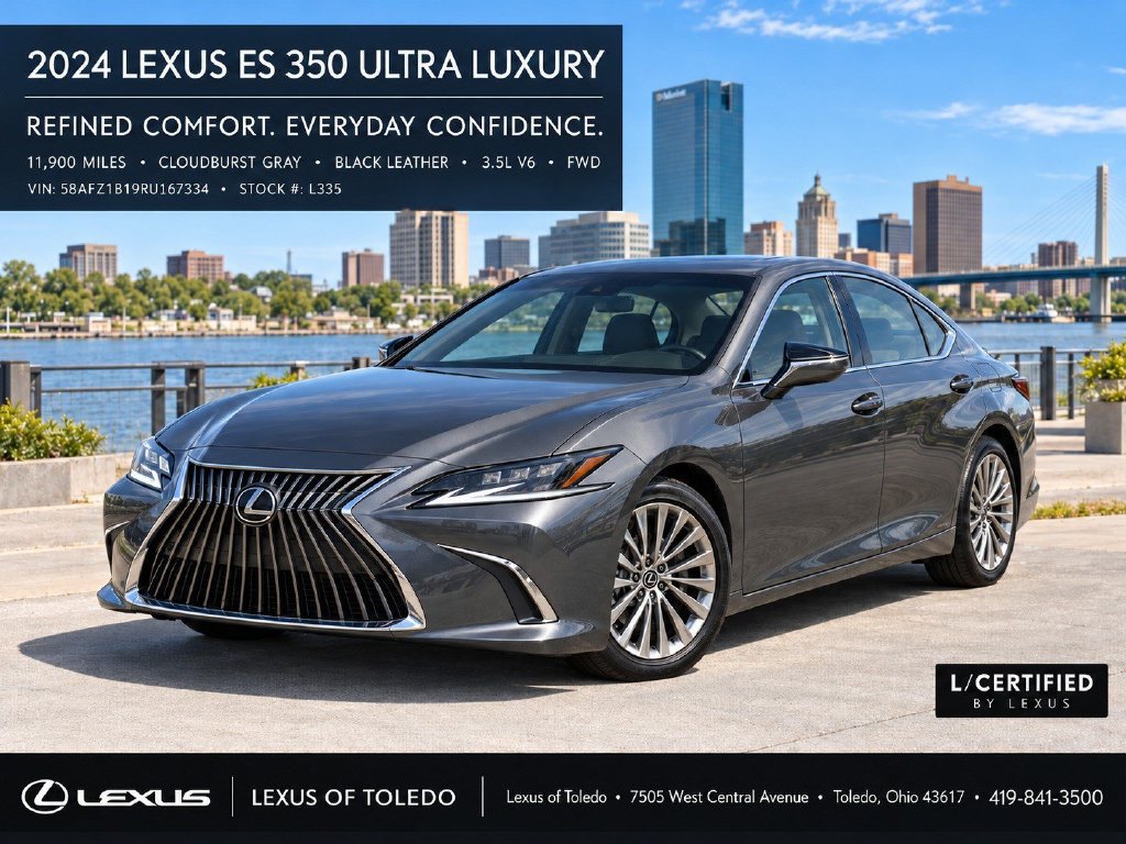 Certified 2024 Lexus ES 350 Ultra Luxury w/ Accessory Package (Z1) FWD image 35