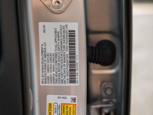 Certified 2025 Honda Accord SE image 34