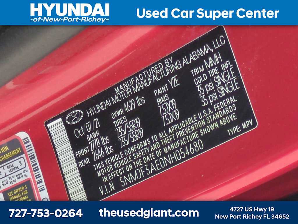 Certified 2022 Hyundai Tucson SEL w/ Convenience Package FWD image 34