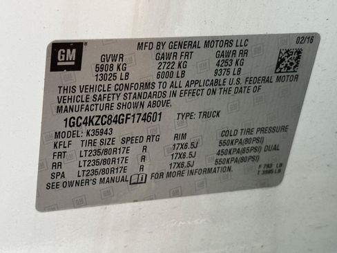 Used 2016 Chevrolet Silverado 3500 LT w/ LT Convenience Package AWD/4WD image 14