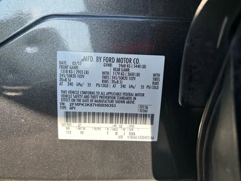 Used 2017 Ford Edge Titanium w/ Equipment Group 301A image 37