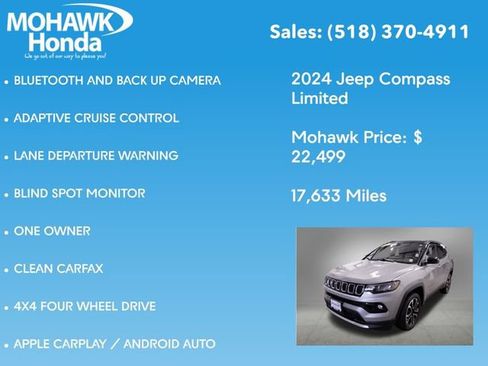 Used 2024 Jeep Compass Limited AWD/4WD image 7