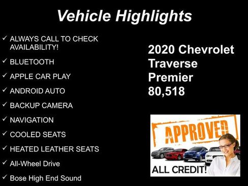 Used 2020 Chevrolet Traverse Premier image 9