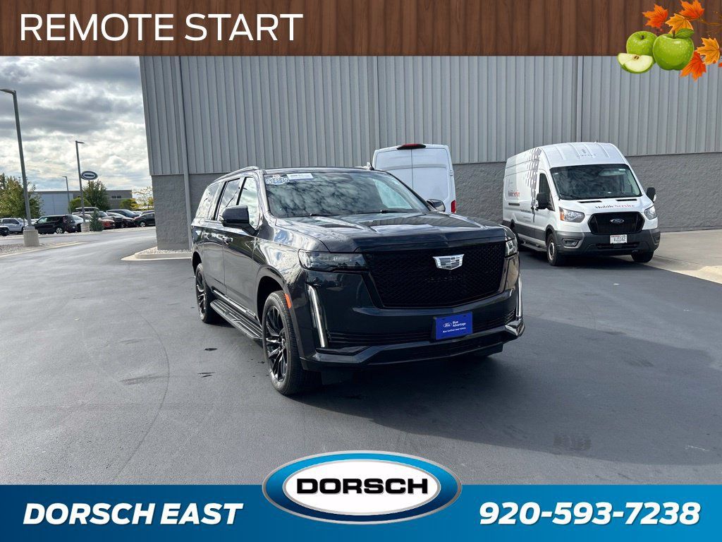 Used 2023 Cadillac Escalade ESV Sport w/ LPO, ONYX Package AWD/4WD image 3