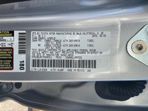 New 2026 Toyota Tacoma Limited image 17