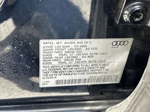 Used 2017 Audi Q7 2.0T Premium Plus w/ Premium Plus Package AWD/4WD image 27