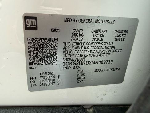 Used 2021 GMC Yukon XL AT4 w/ Rear Media and Nav Package image 49