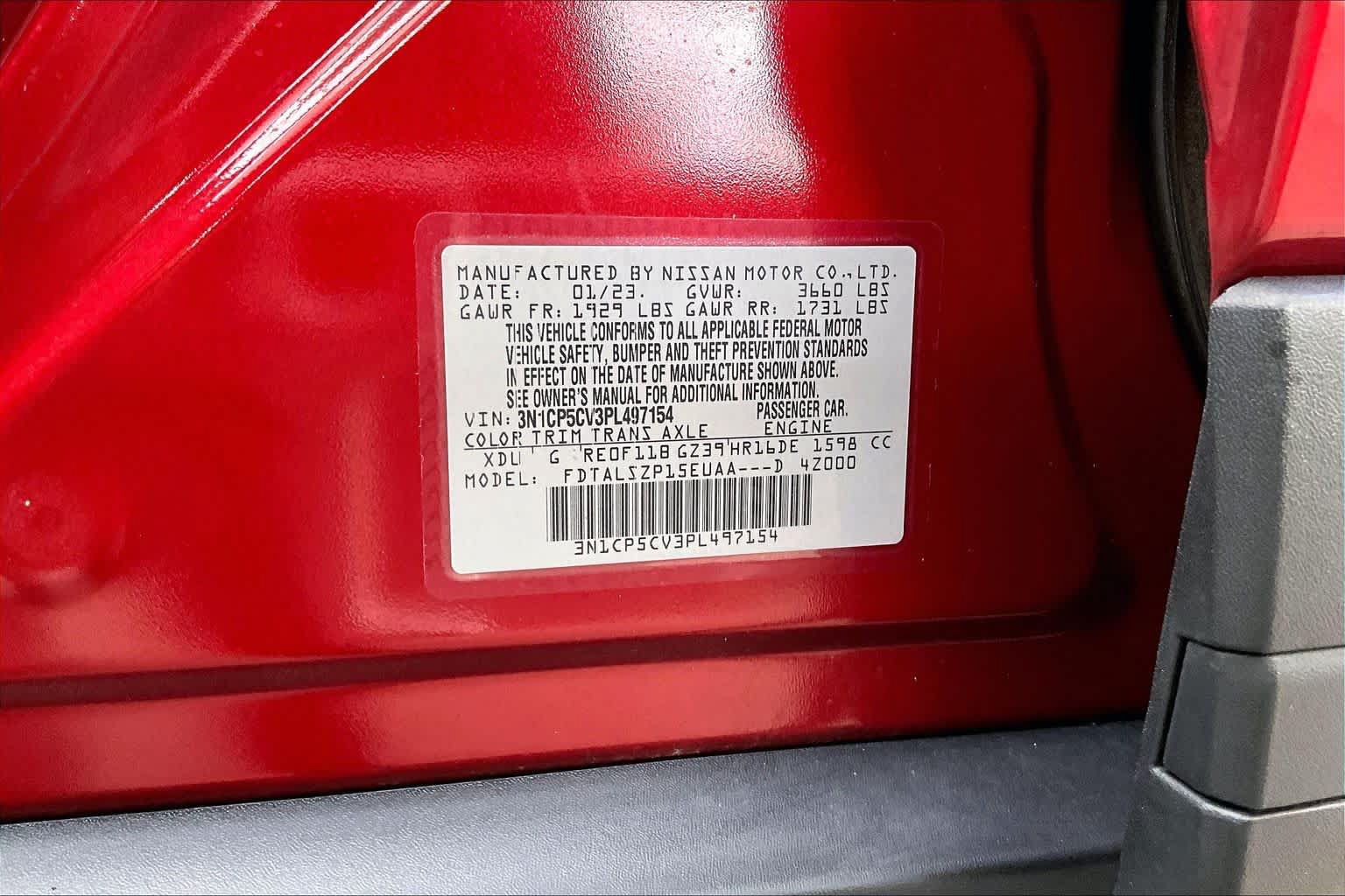 Certified 2023 Nissan Kicks SV FWD image 33