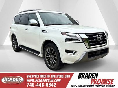 Used 2023 Nissan Armada Platinum w/ Captain's Chairs Package