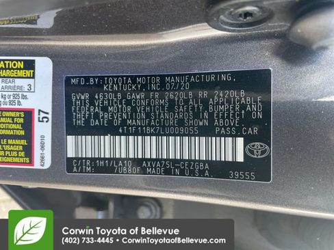 Used 2020 Toyota Camry XLE w/ Driver Assist Package AWD/4WD image 36