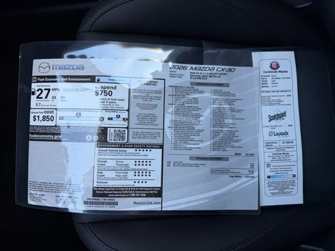 New 2026 MAZDA CX-30 AWD 2.5 S w/ Select Sport Pkg image 32