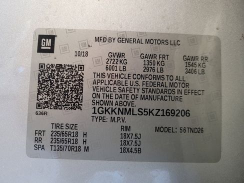 Used 2019 GMC Acadia SLT FWD image 33