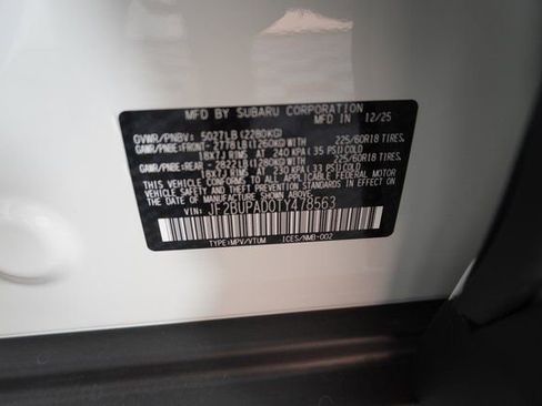 New 2026 Subaru Outback Premium image 12