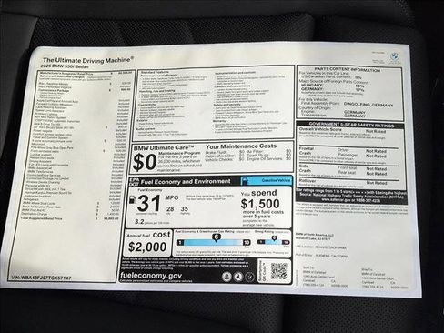 New 2026 BMW 530i RWD image 18