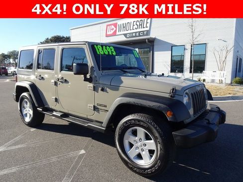 Used 2018 Jeep Wrangler Unlimited Sport S image 1
