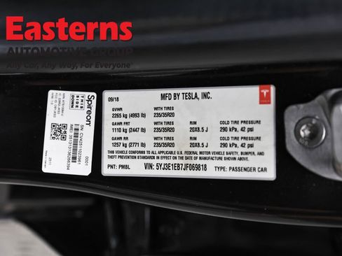 Used 2018 Tesla Model 3 Long Range AWD/4WD image 30