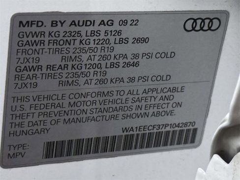 Used 2023 Audi Q3 2.0T Premium Plus w/ Premium Plus Package image 33