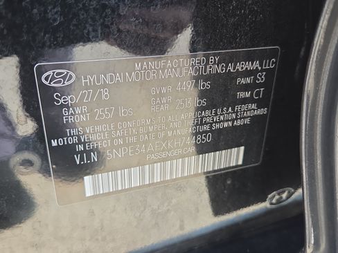 Used 2019 Hyundai Sonata Sport w/ Tech Package 03 FWD image 21
