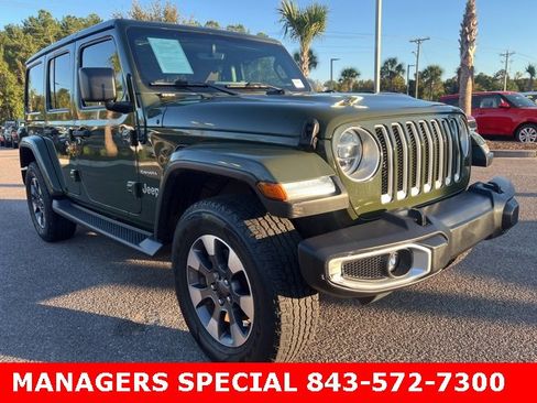 Used 2021 Jeep Wrangler Unlimited Sahara image 1