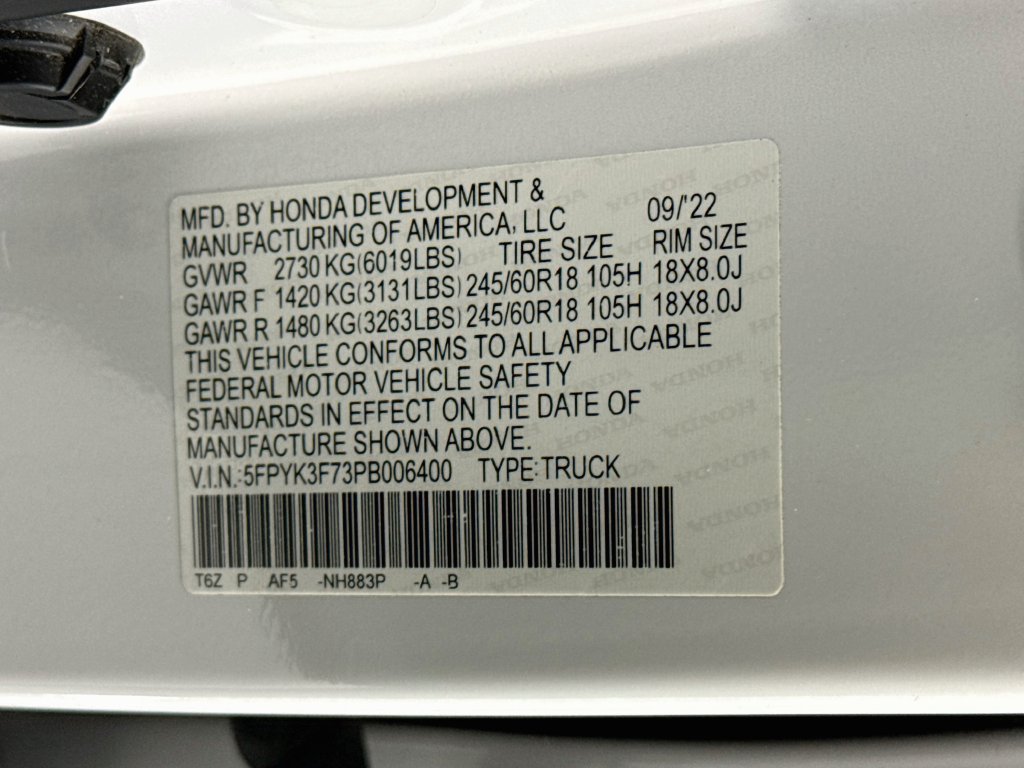 Certified 2023 Honda Ridgeline RTL-E image 35