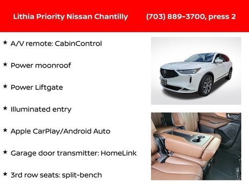 Used 2023 Acura MDX w/ Technology Package AWD/4WD image 12