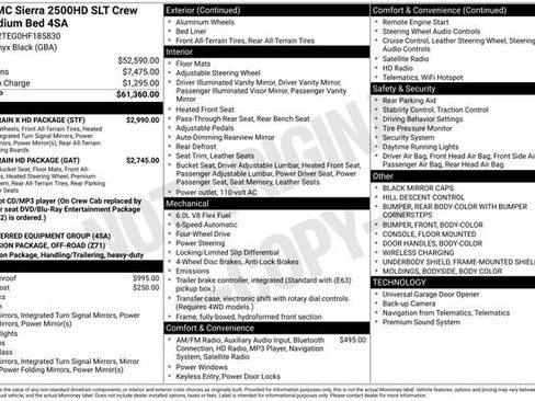 Used 2017 GMC Sierra 2500 SLT w/ All Terrain X HD Package image 6