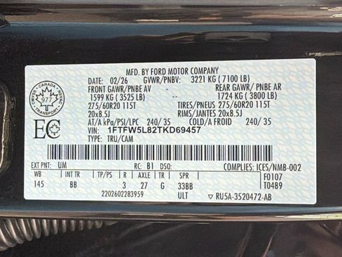 Used 2026 Ford F150 Lariat AWD/4WD image 42