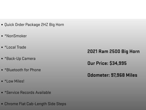 Used 2021 RAM 2500 Big Horn image 6